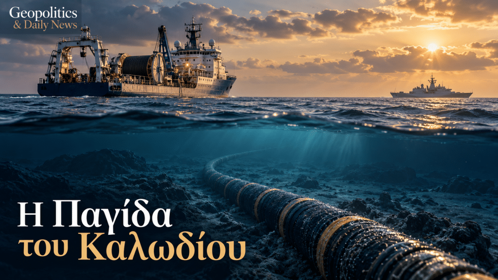 Submarine cable at dawn